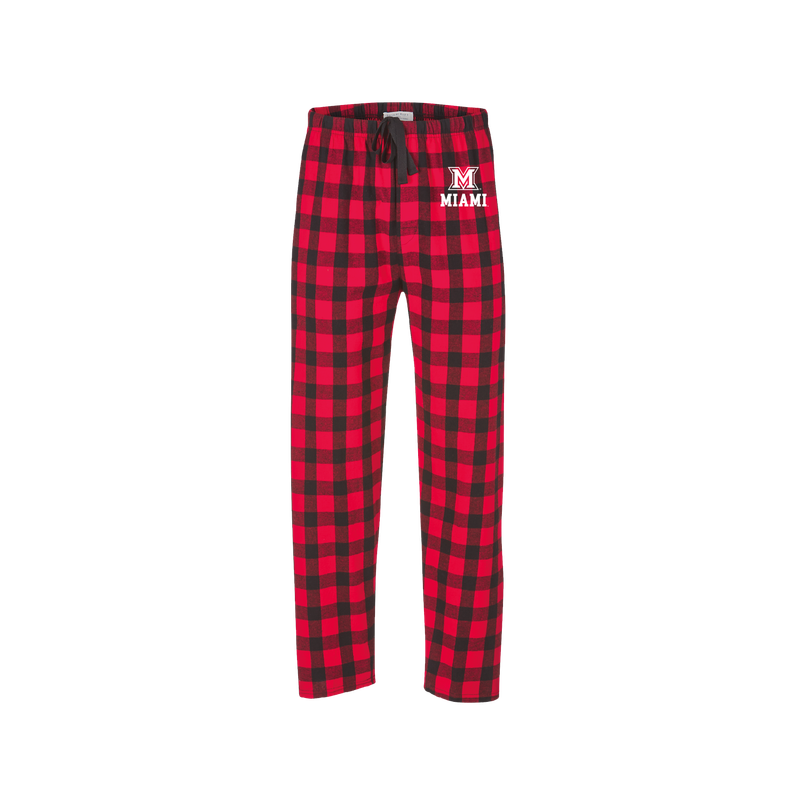 Miami RedHawks Boxercraft Plaid Pants