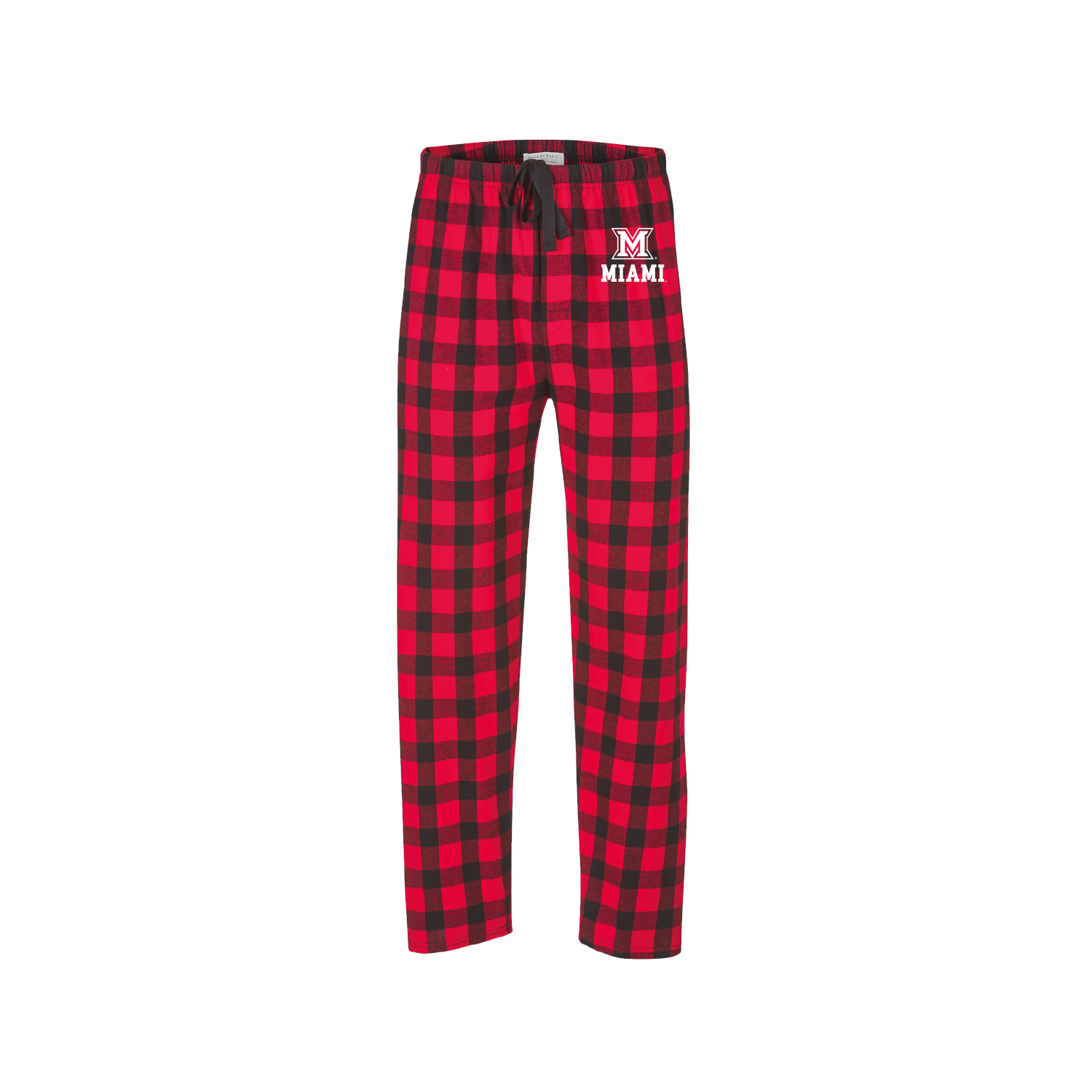 Miami RedHawks Boxercraft Plaid Pants, Size: 2XL