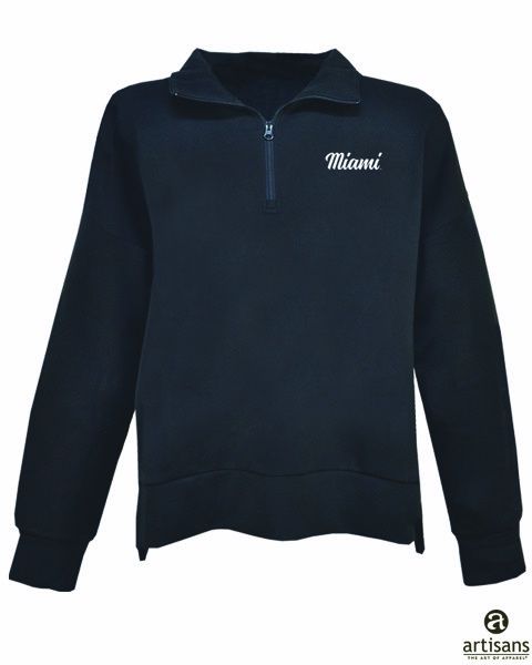 W-Cora 1/4-zip in Black