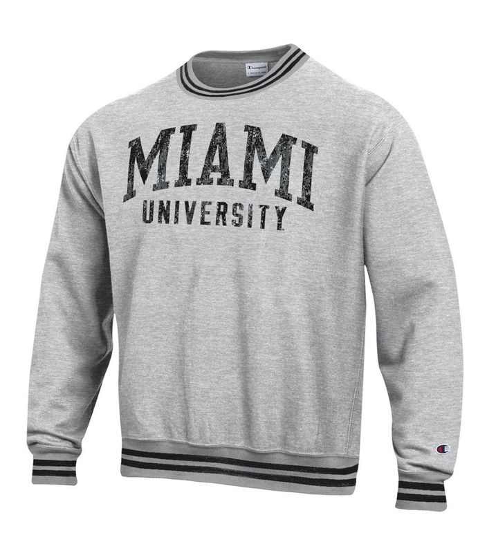 Champion Miami University Reverse Weave Ringer Crew