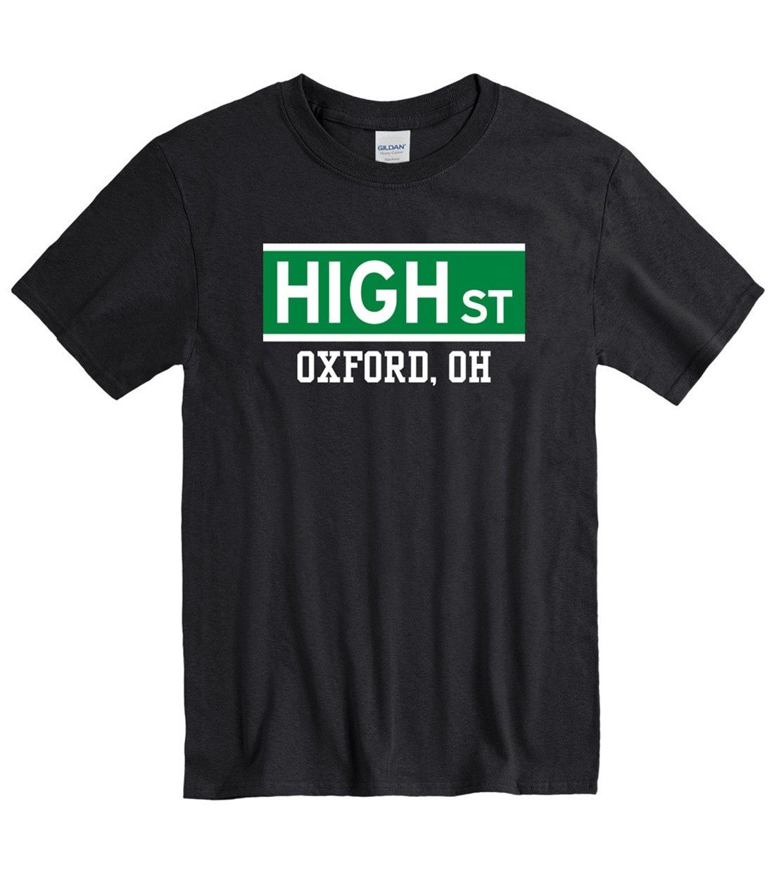 High St. Black Short Sleeve Tee, Size: S