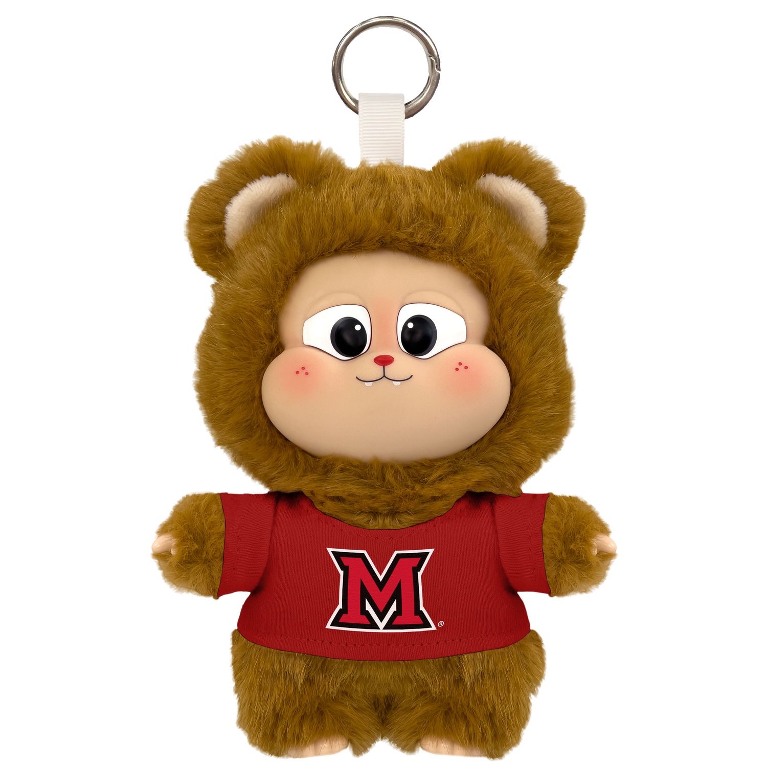 5" PLUSH BAG CHARM, Color: BEAR