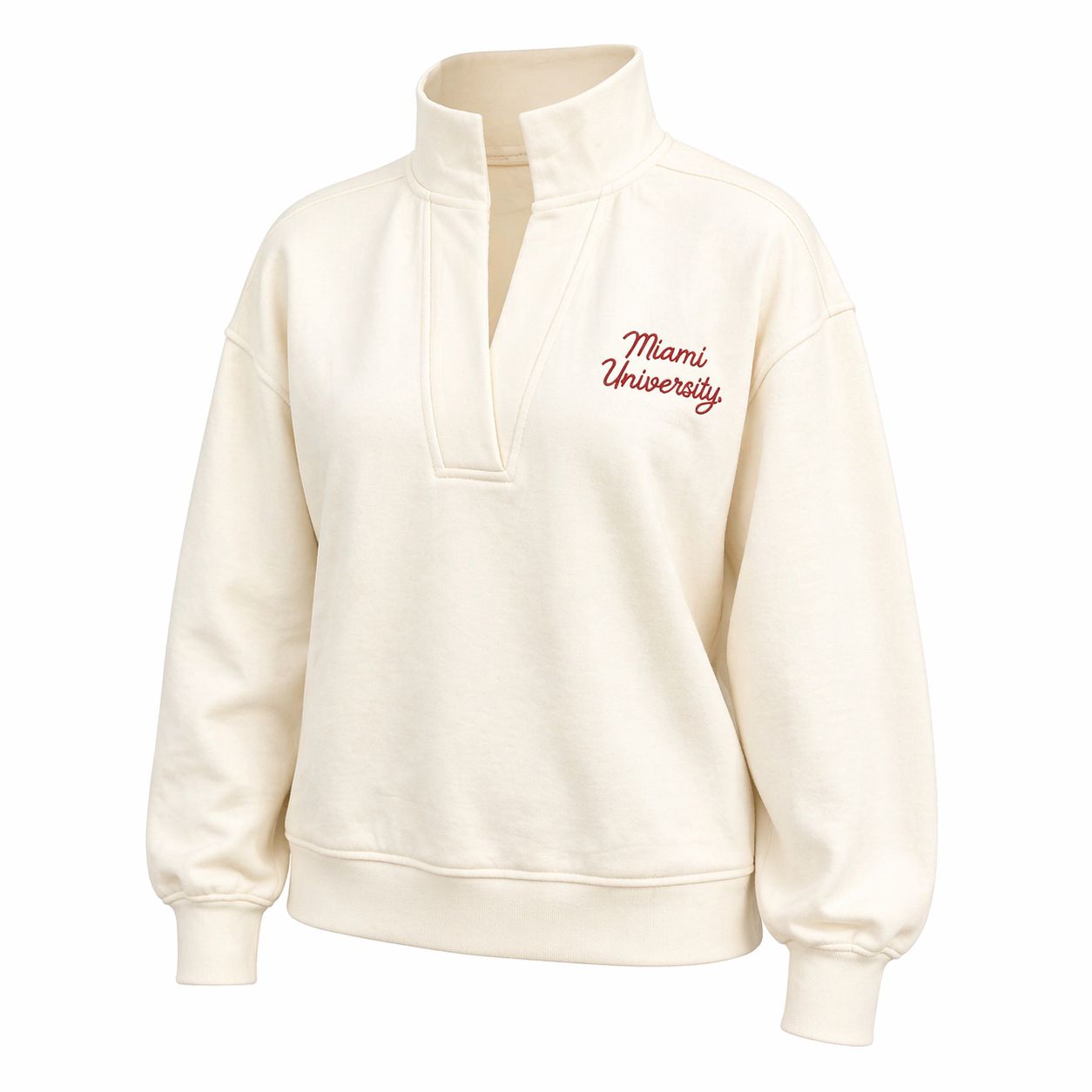 Charles River Miami Womens Coastal Sweatshirt, Color: IVORY, Size: XS