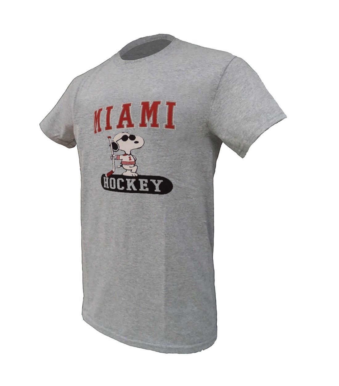 Miami University Youth Snoopy Hockey Tee, Size: S