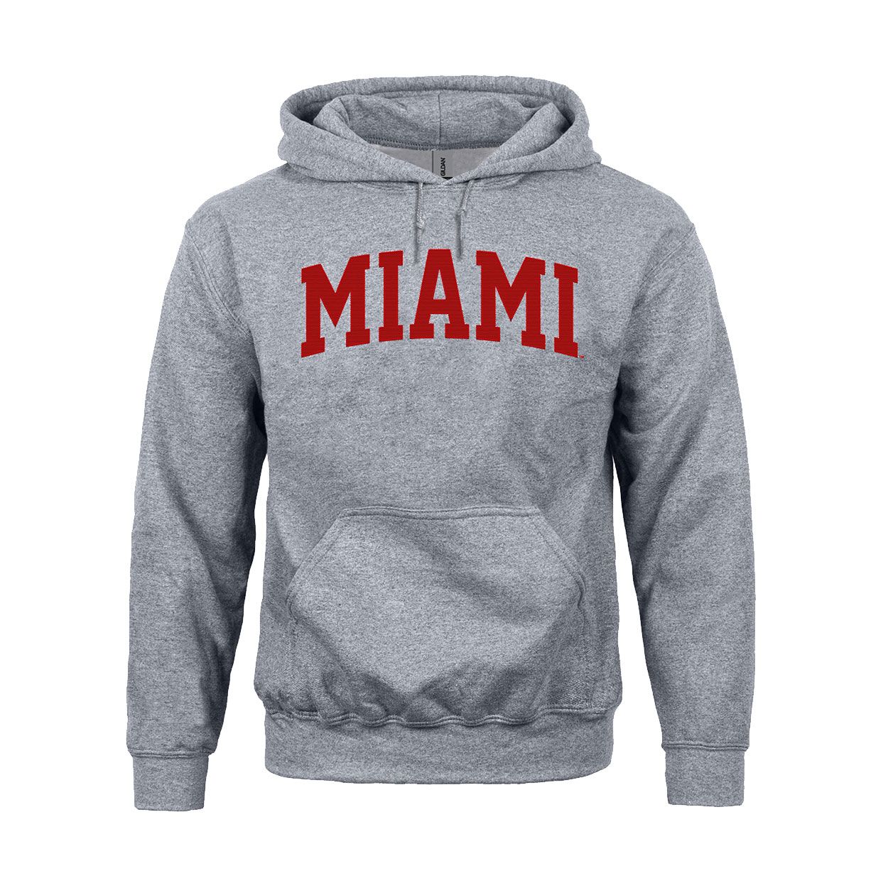 Miami University Tackle Twill Hood, Color: GRAY, Size: S
