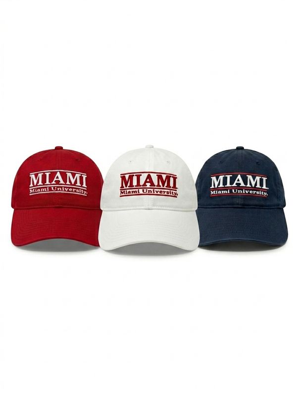 Legacy Miami University RedHawks Bar Design Unstructured Adjustable Hat