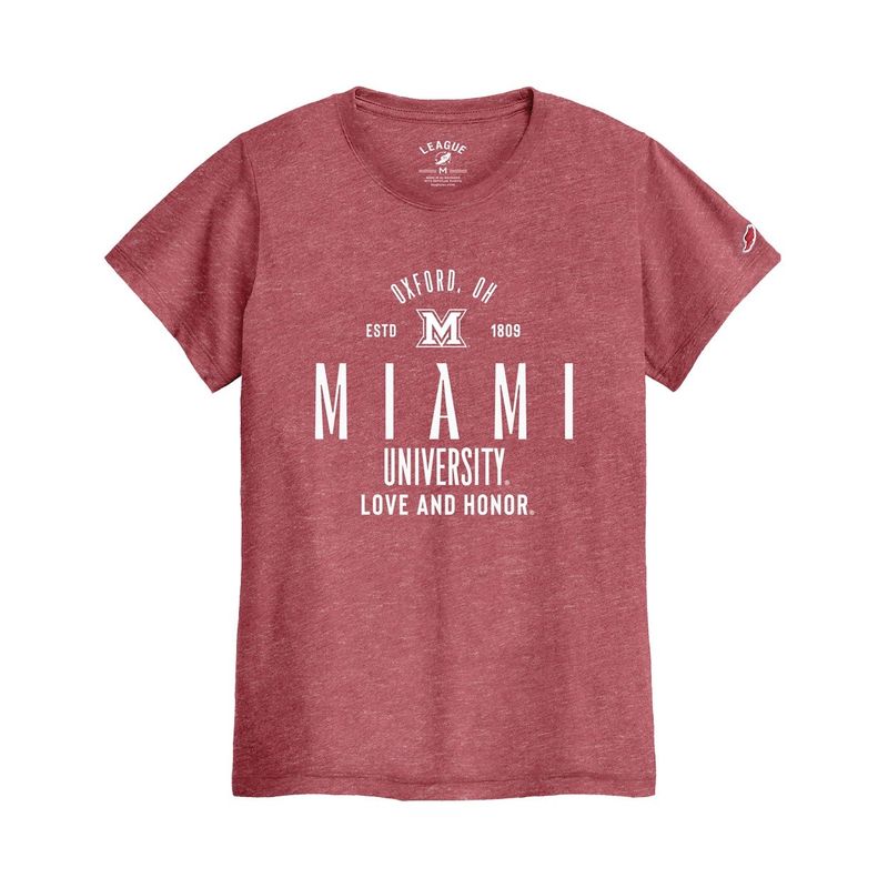 Miami RedHawks Women's Love &amp; Honor T-shirt