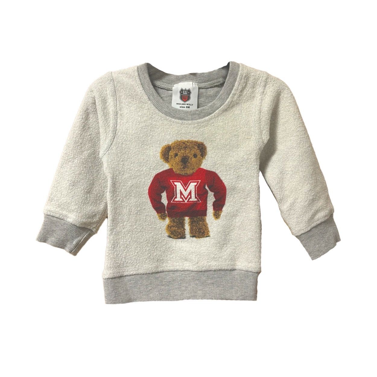 Miami Toddler Teddy Bear Crew, Size: 2T