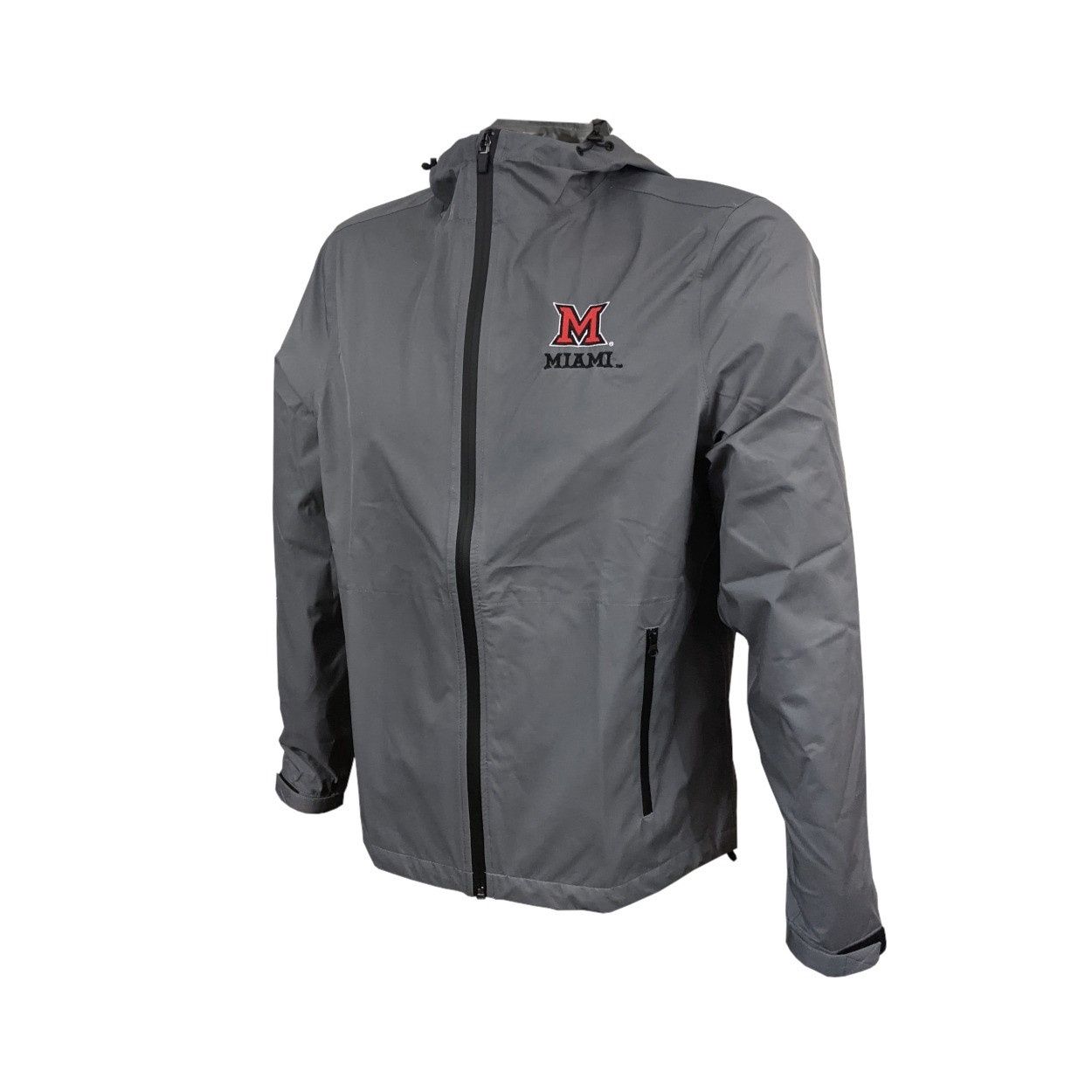 Charles River Miami Gray Atlantic Rain Shell Jacket, Size: 2XL