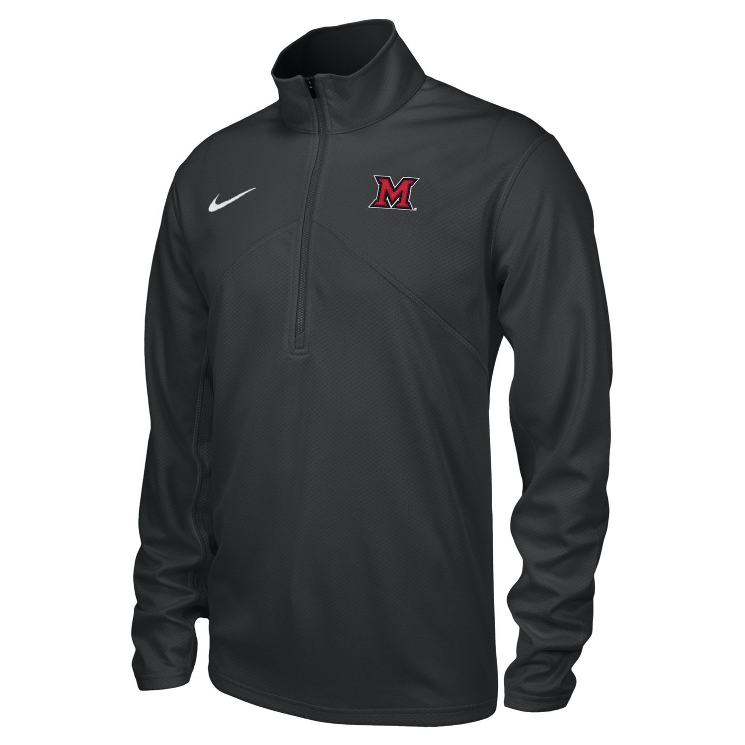 Nike Black Dri-Fit 1/4 Zip, Size: 2XL