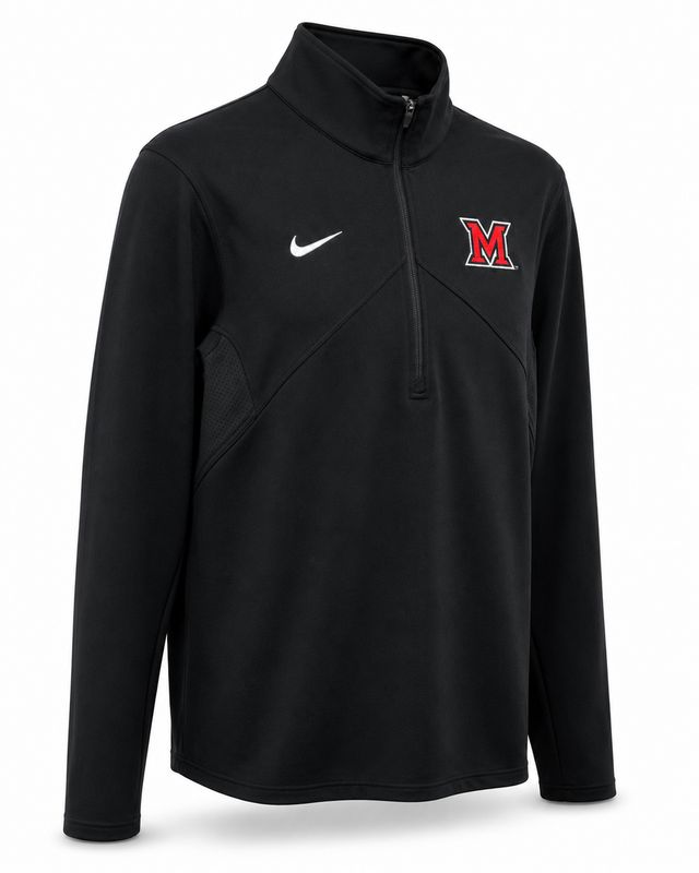 Nike Miami RedHawks Black Dri-FIT Training 1/4 Zip