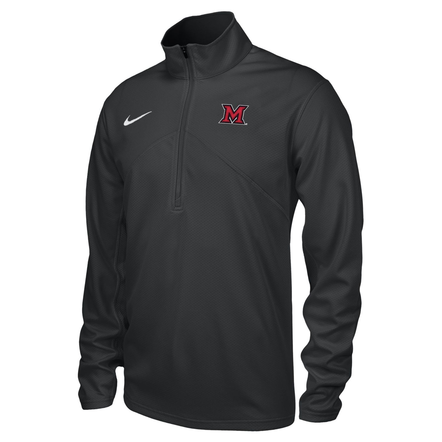 Nike Miami RedHawks Black Dri-FIT Training 1/4 Zip, Size: 2XL
