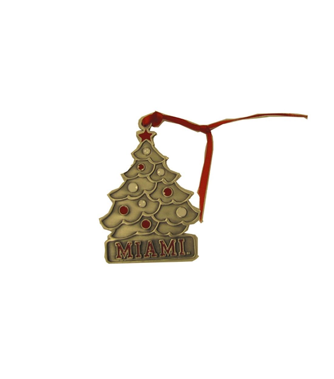 Miami Christmas Tree Ornament - RFSJ, Color: SNOWFLAKE