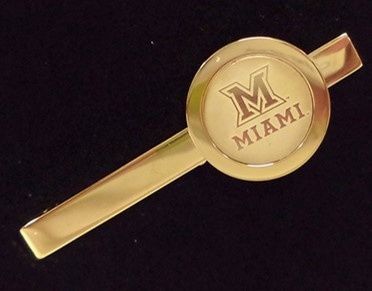 Miami University Gold Tie Bar 9, Color: GOLD