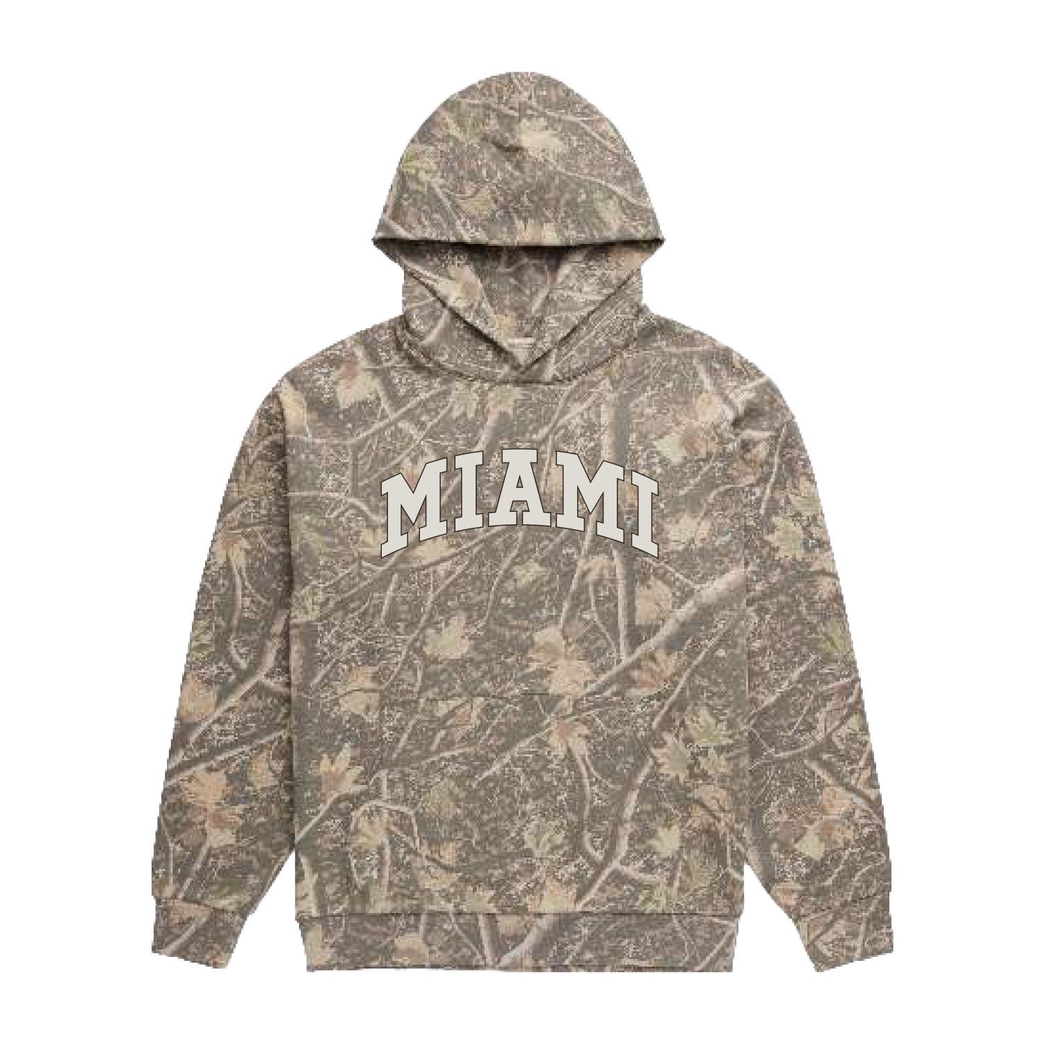 Miami University Camo Hood Arched Miami, Size: 2XL