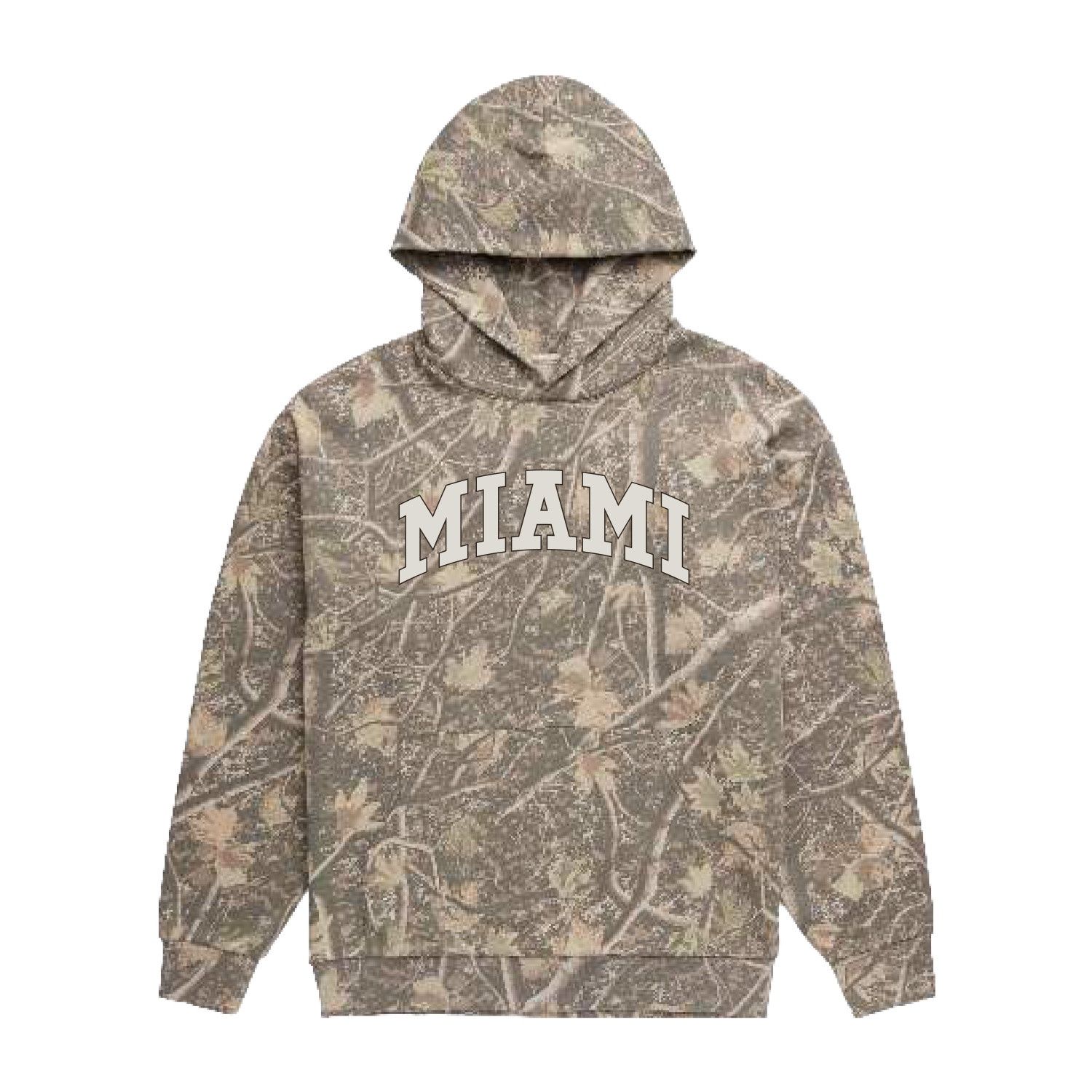 Miami University Camo Hood Arched Miami, Size: 2XL