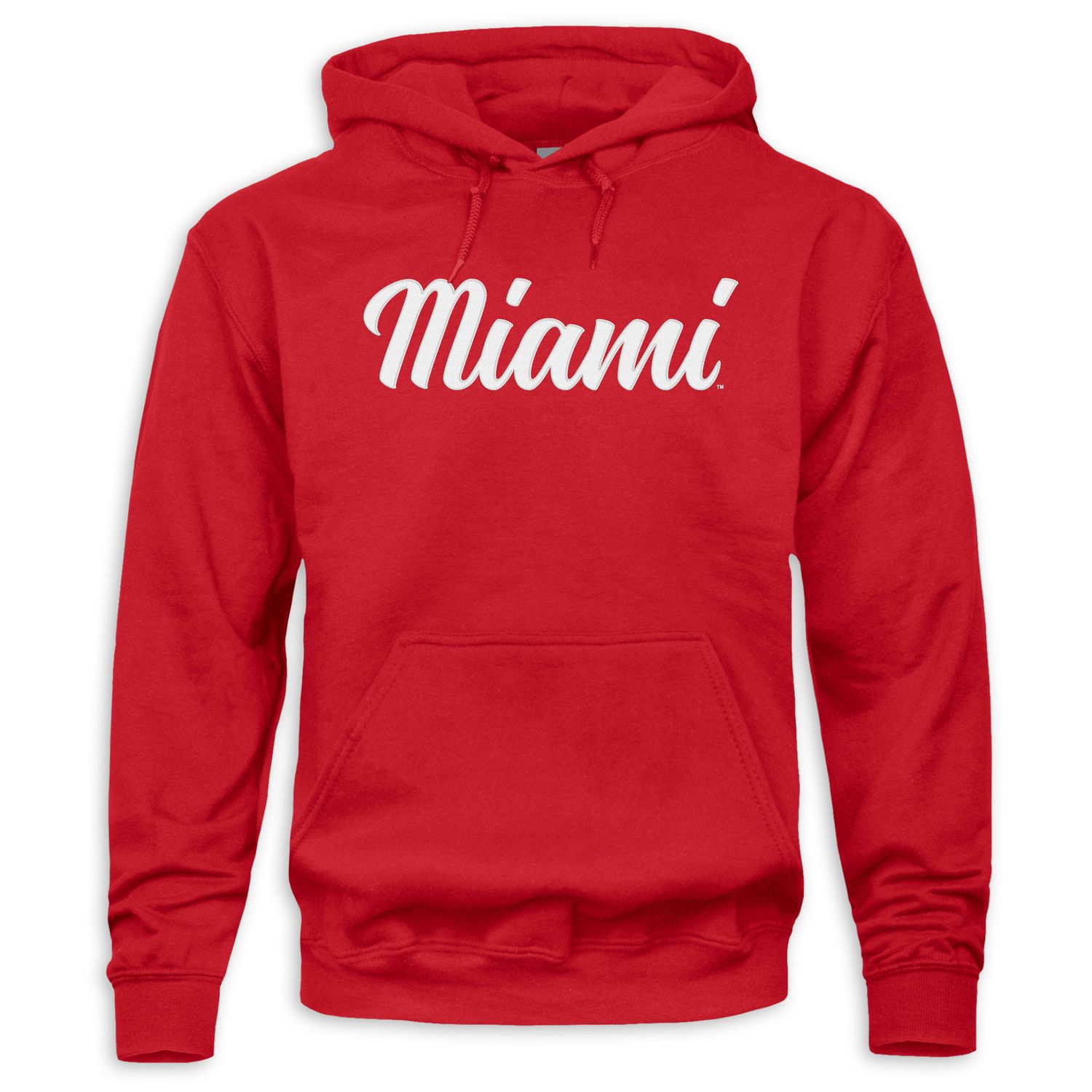 Hood with Tackle Twill Script Miami, Color: RED, Size: S