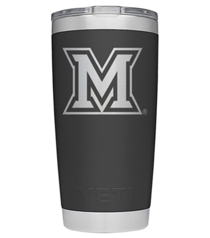 Yeti Miami University 20oz Black Tumbler