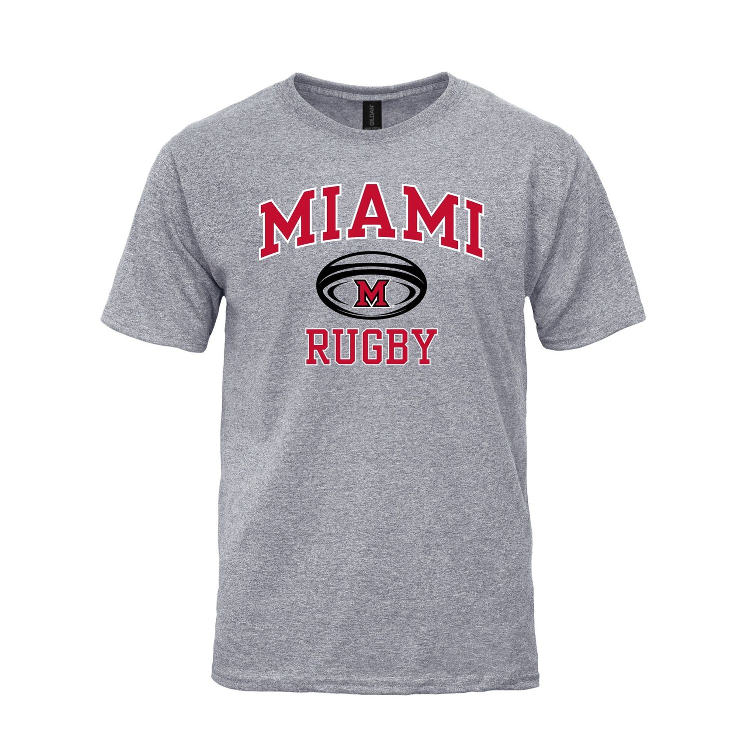 Gray Rugby Sports Tee, Size: 2XL