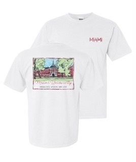 Summit Miami Univ. Upham Hall Short Sleeve Tee, Size: 2XL