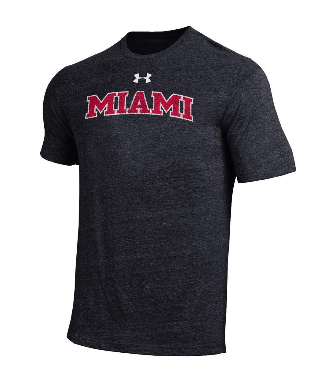 Under Armour Tri-Blend Tee with Arched Distressed Miami, Size: 2XL