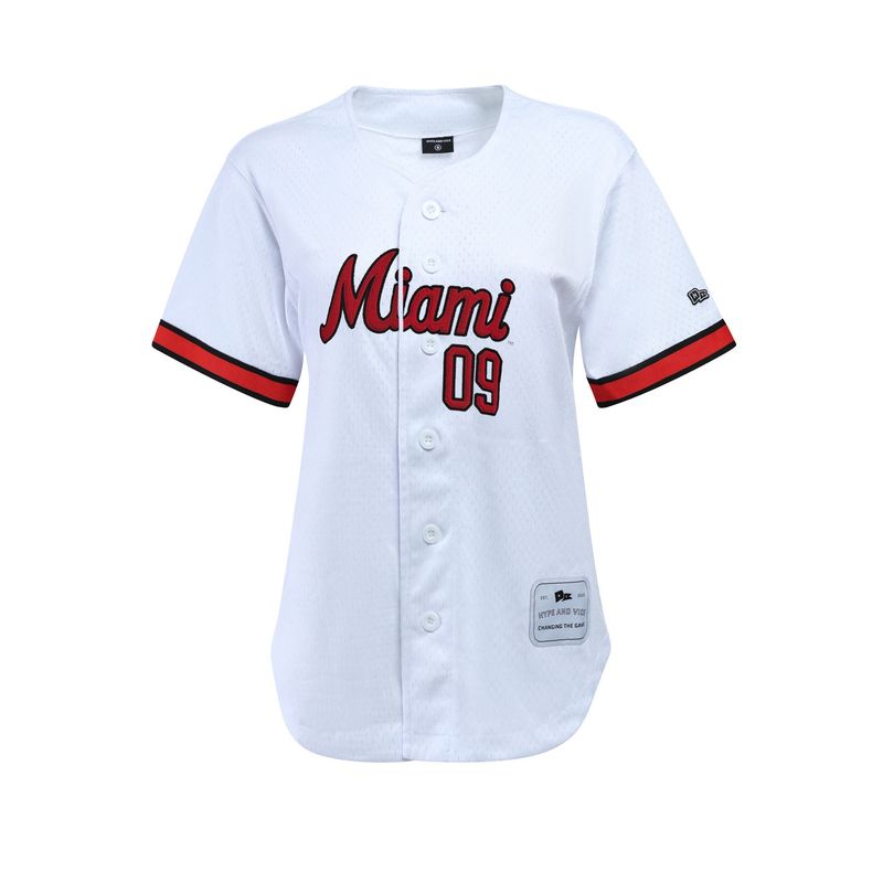Women's White Baseball Jersey