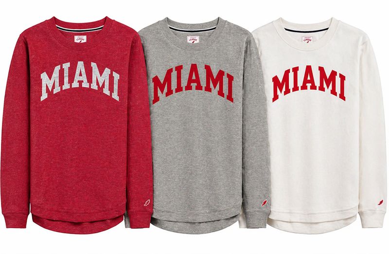 League Miami Women's Fleece Crew