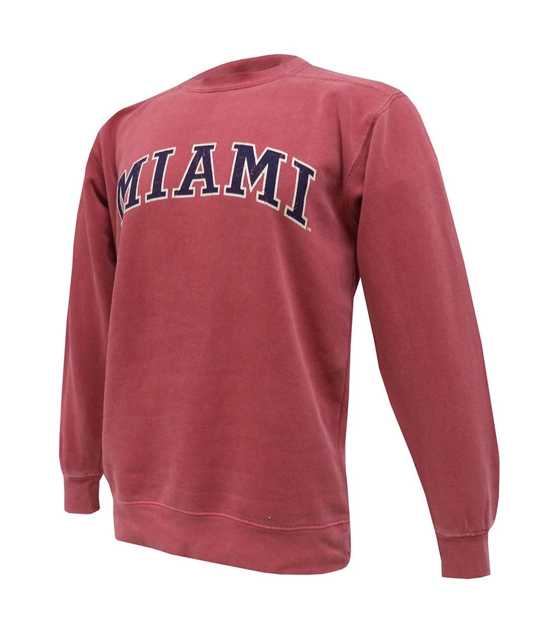 Blue 84 Miami University Nantucket Red Crewneck Sweatshirt, Size: S