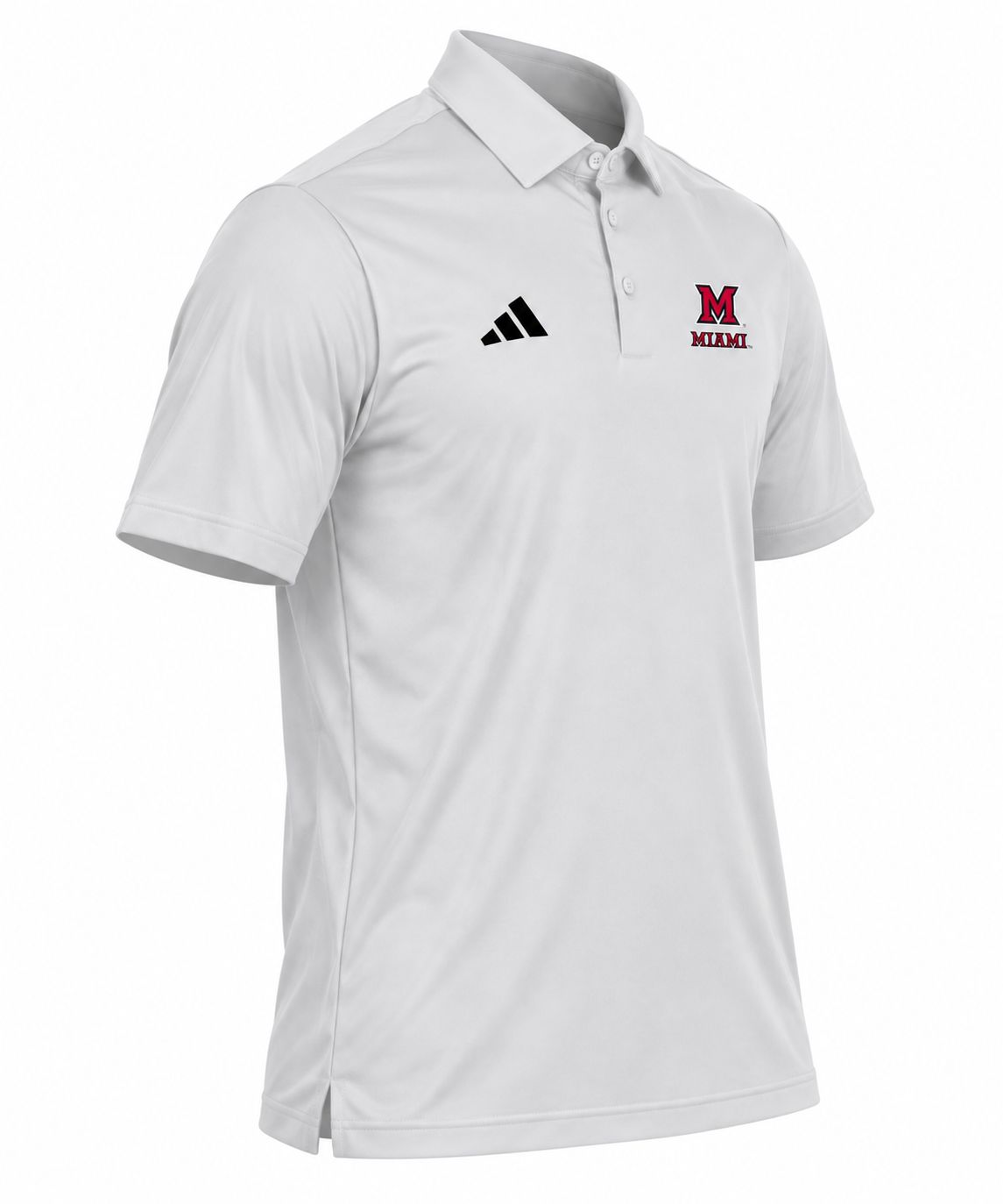 adidas Miami University Ultimate365 Solid Polo, Size: S