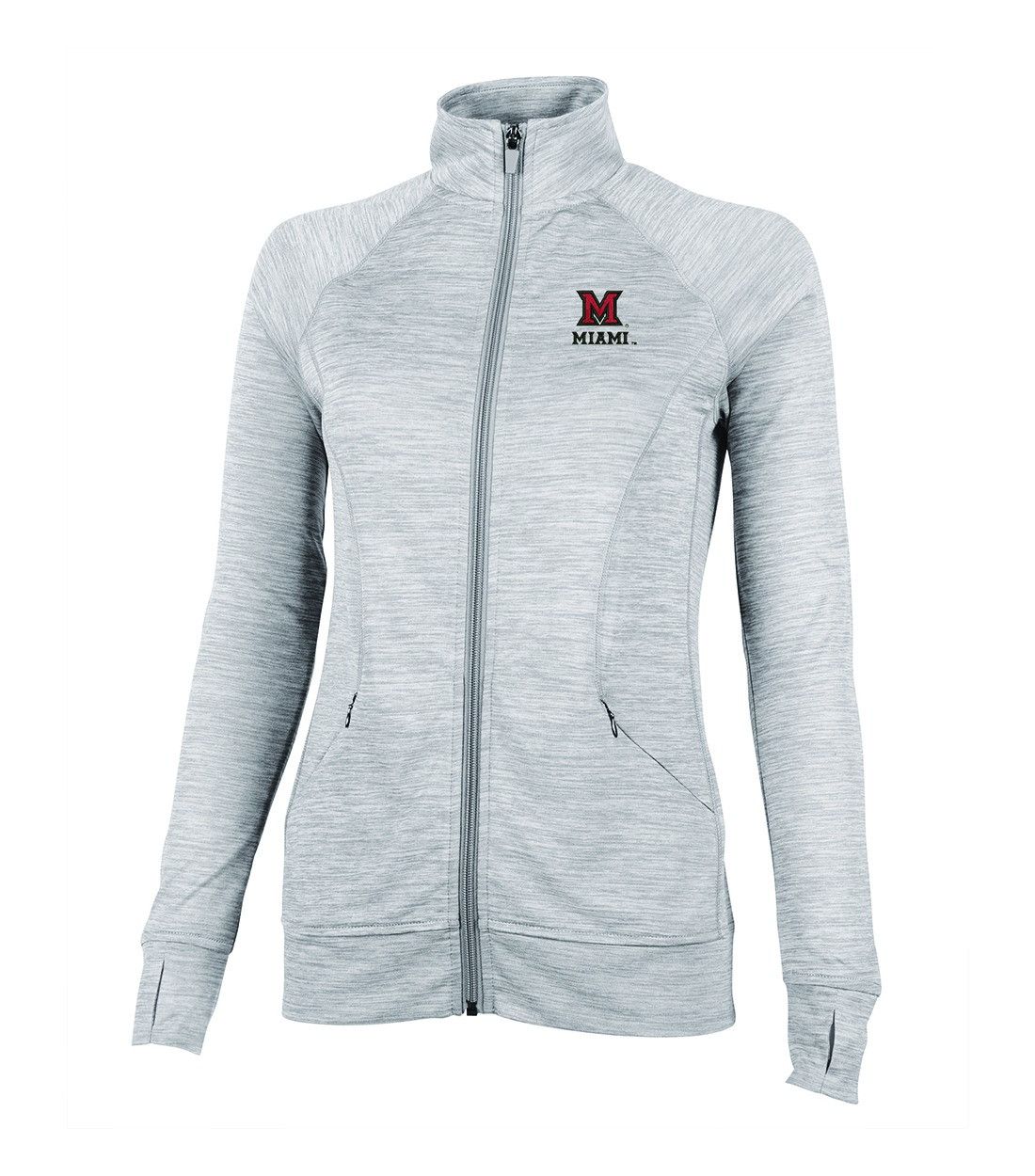 Women's Miami University Tru Fitness Full Zip Jacket, Size: XS