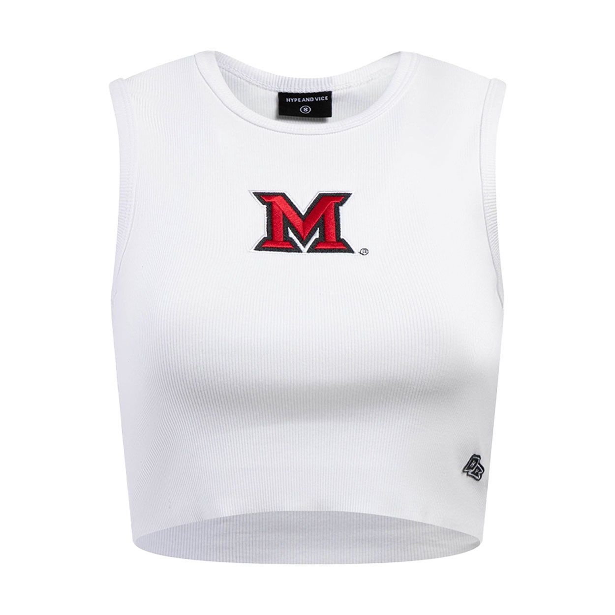 Hype &amp; Vice Miami Crop Tank w/ Block M, Size: XS