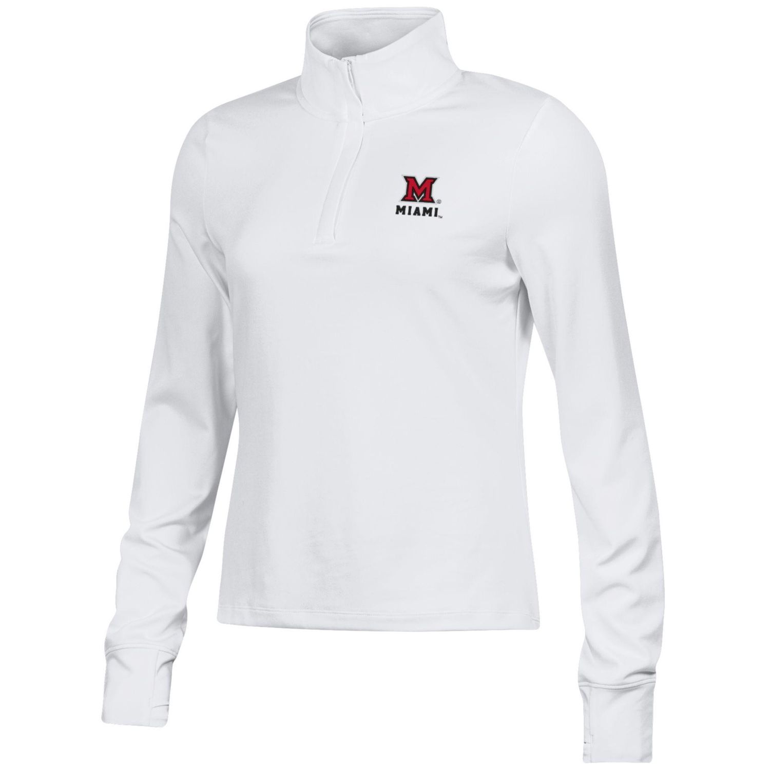 Women's Motion Quarter Zip in White, Size: S