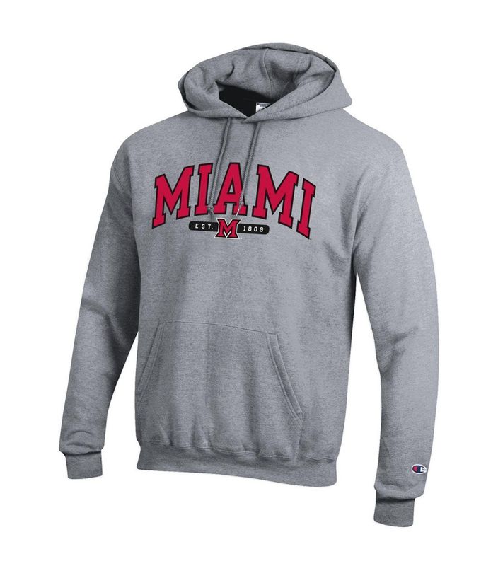 Miami Arch over Block "M" Oxford Hood