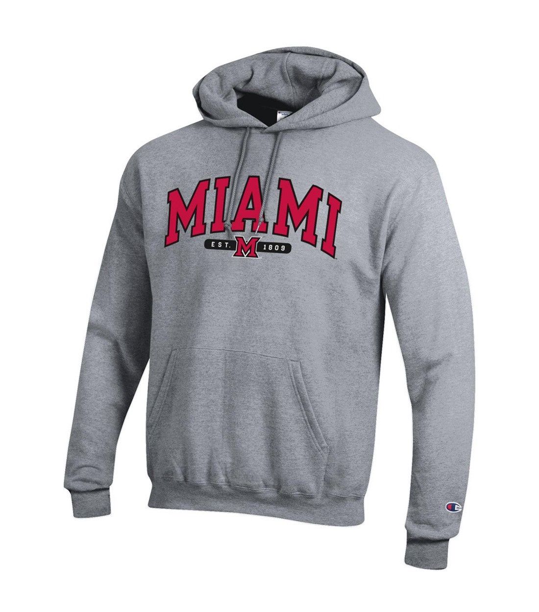 Miami Arch over Block "M" Oxford Hood, Size: 2XL