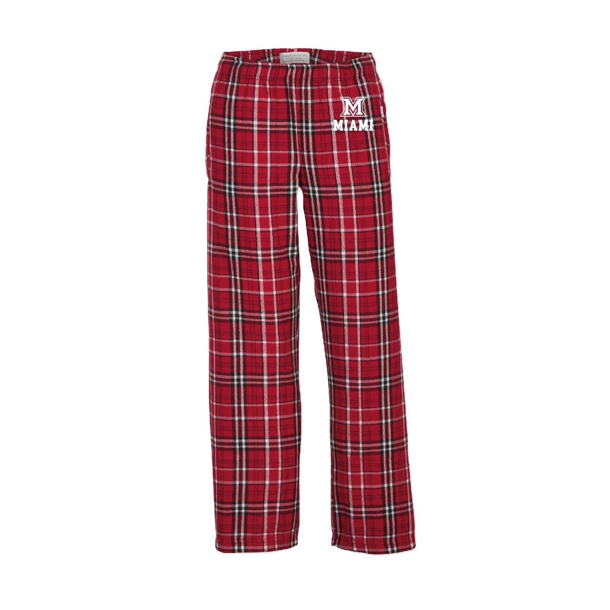 Boxercraft Miami Youth Red Plaid Flannel Pants, Size: S