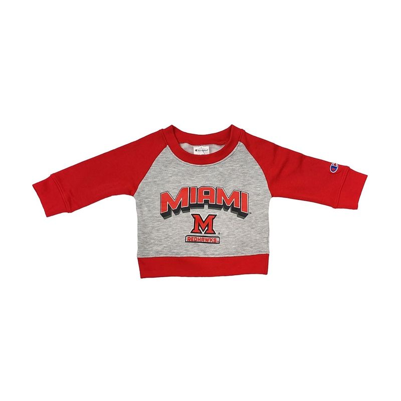 Champion Miami RedHawks Infant/Toddler Crew