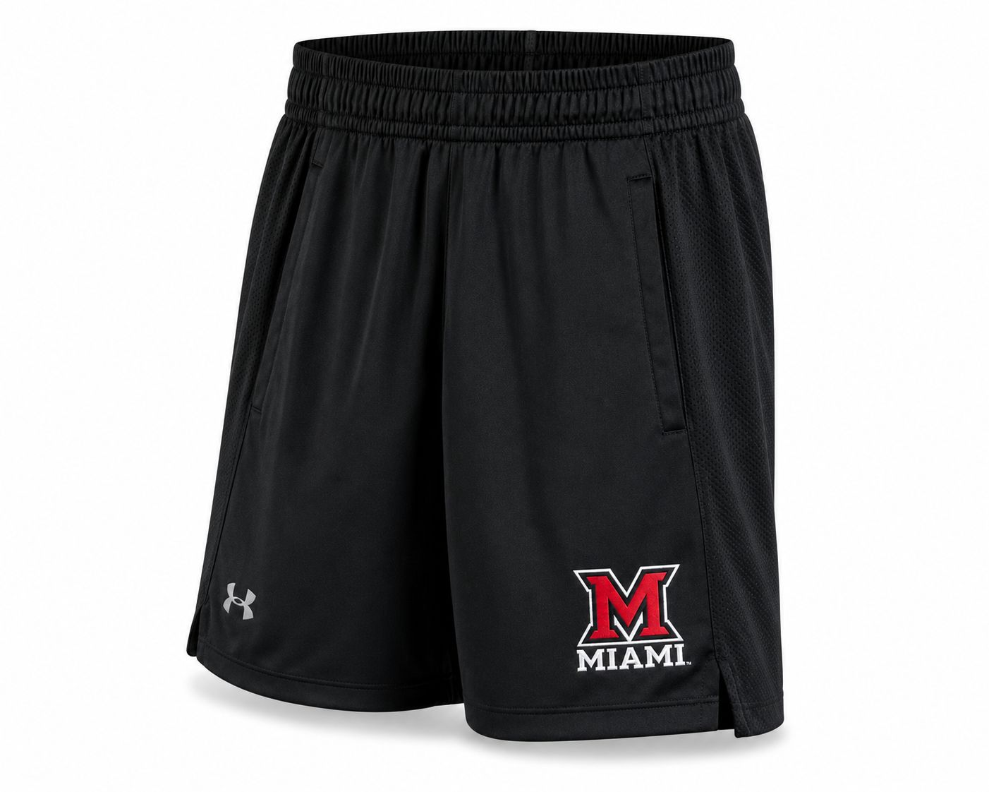 Under Armour Miami Tech Vent Black Performance Shorts, Size: S