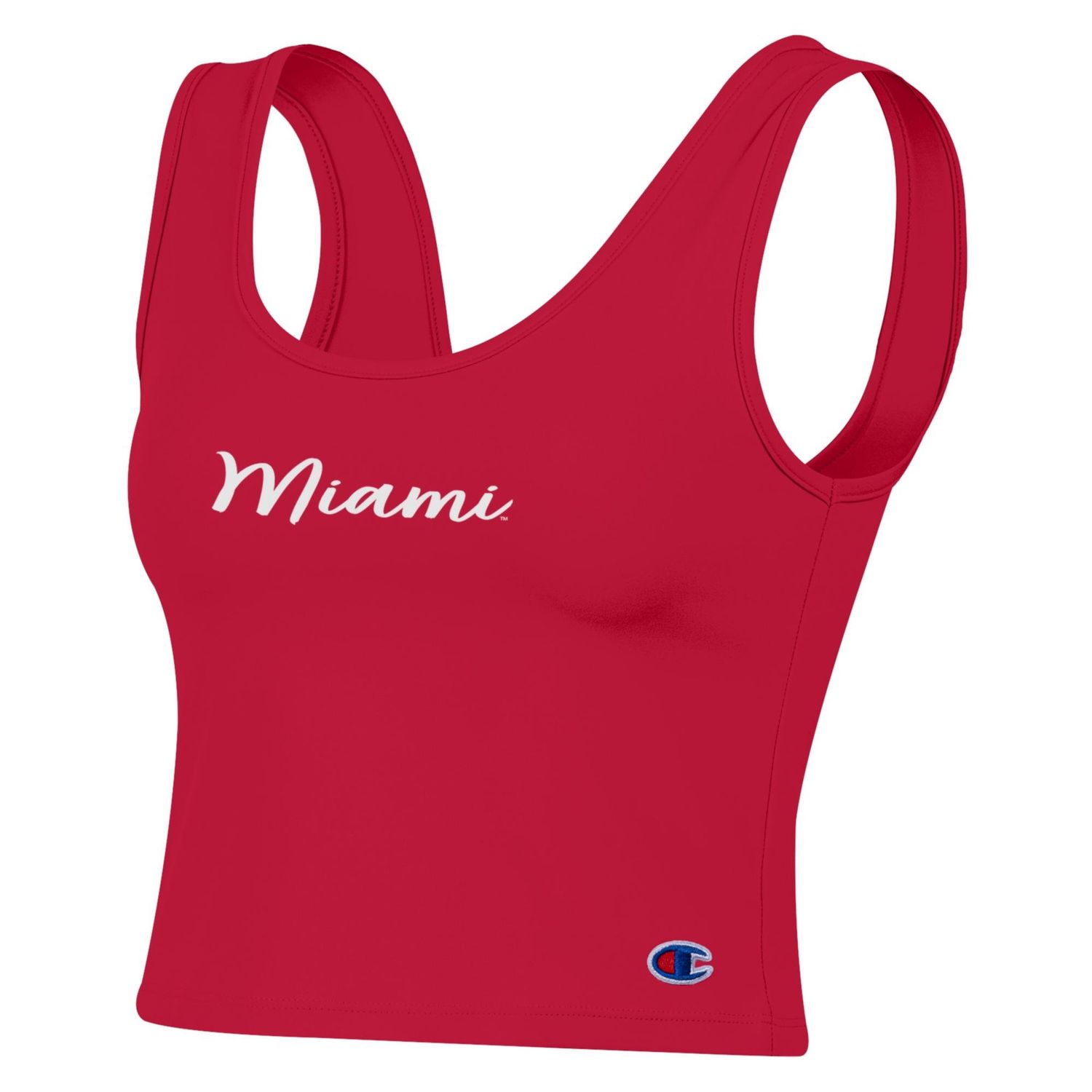 W-SMU SCOOP NECK TANK RED