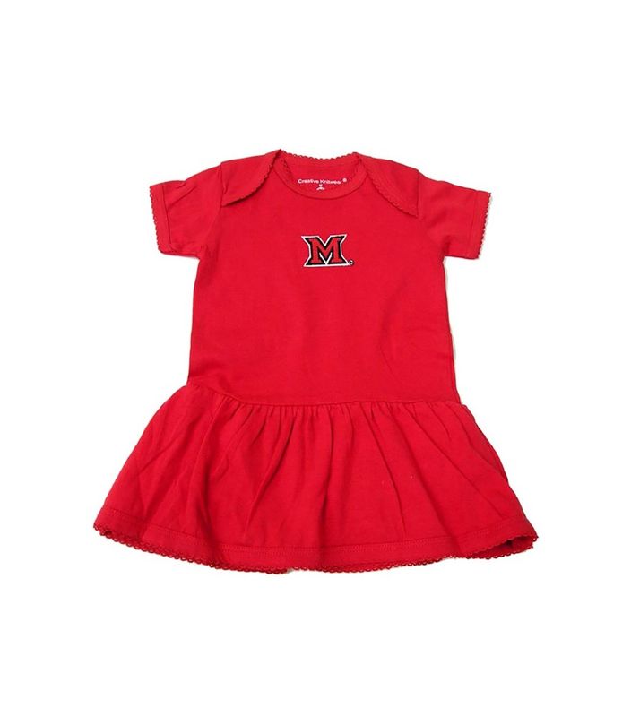Red Miami University Bodysuit Dress