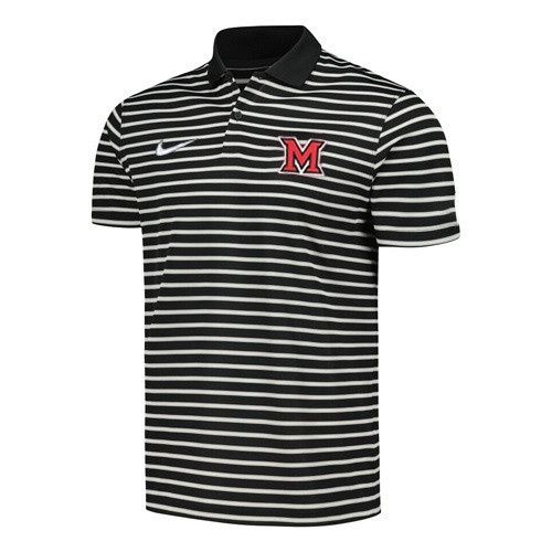 Miami RedHawks Nike Striped Victory Polo, Size: 2XL
