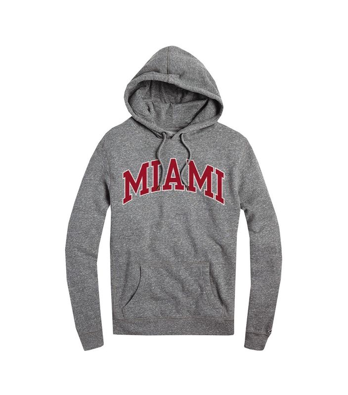 League GRAY Miami University Heritage Hoodie