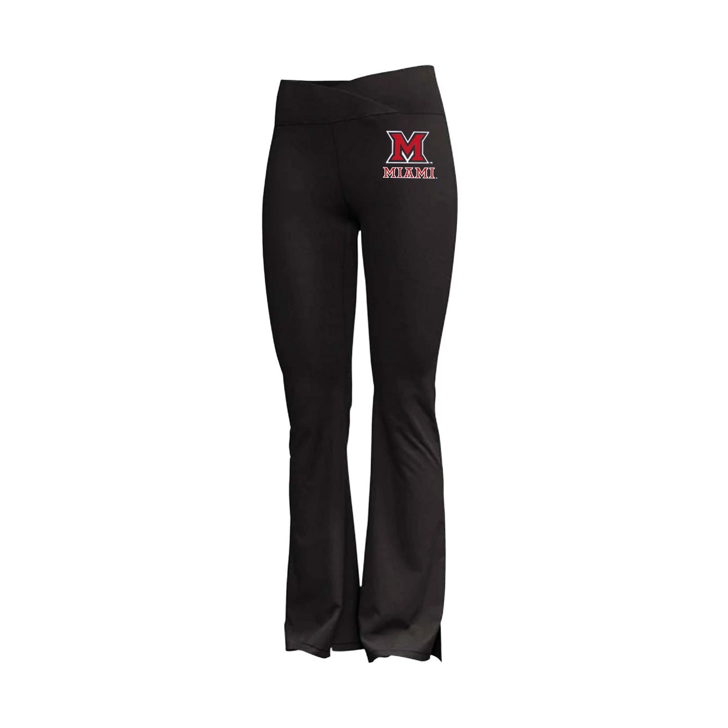 Women's Miami Under Armour Black Flared Leg Pants, Size: XS