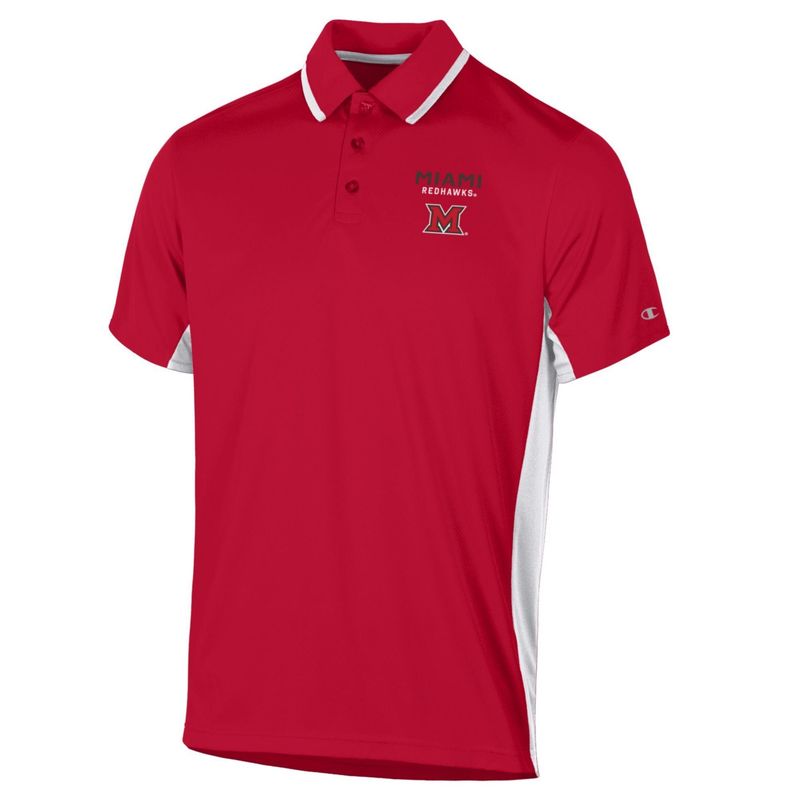 SMU Tipping Polo in Red