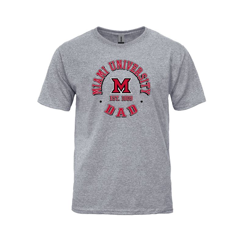 Miami RedHawks New Agenda Circle Dad T-shirt