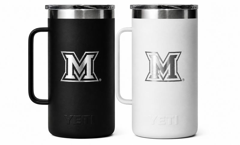 Yeti Miami Univ. Block M Logo 24oz Mug