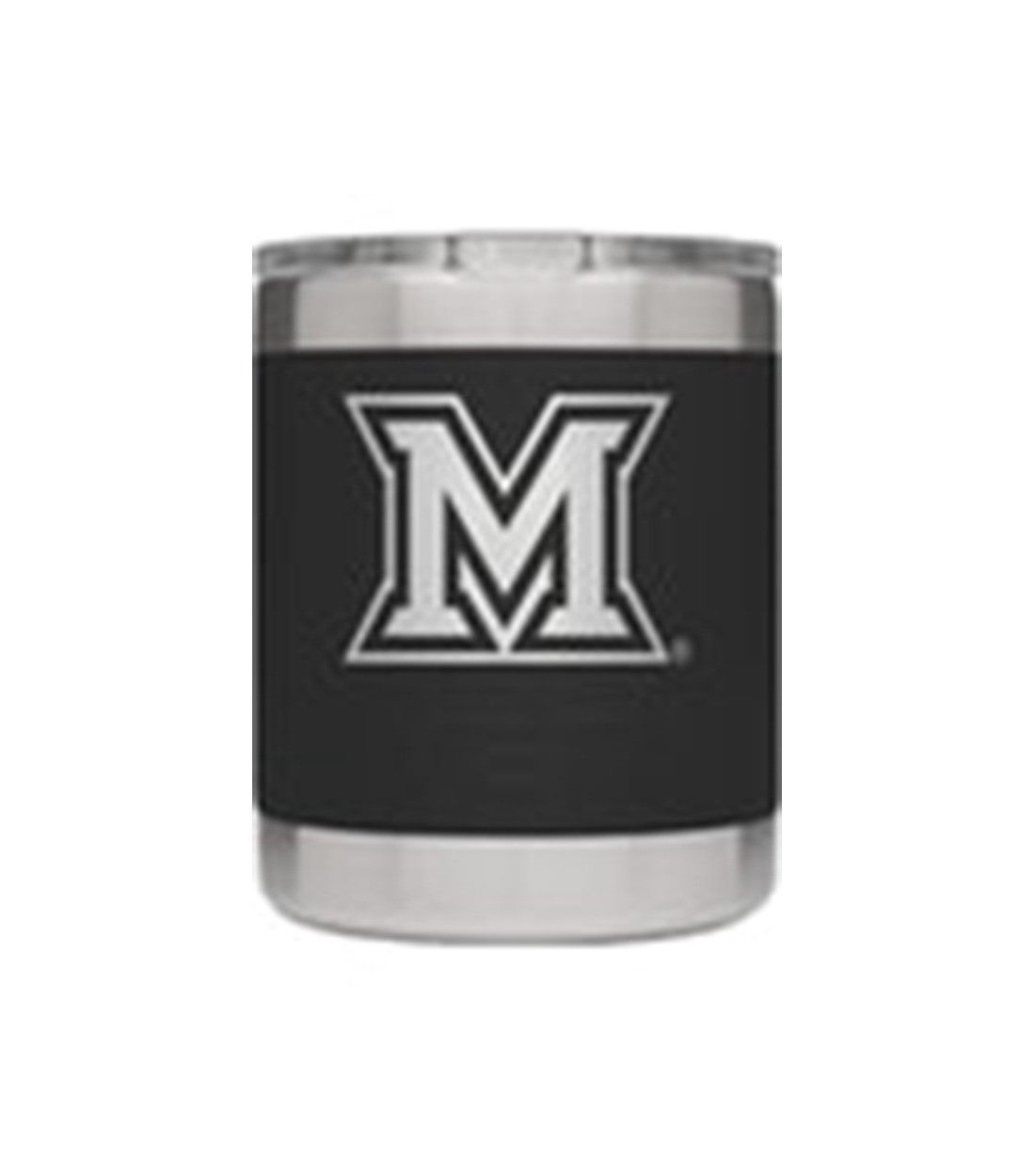 Yeti Miami University 10oz Black Tumbler, Color: BLACK