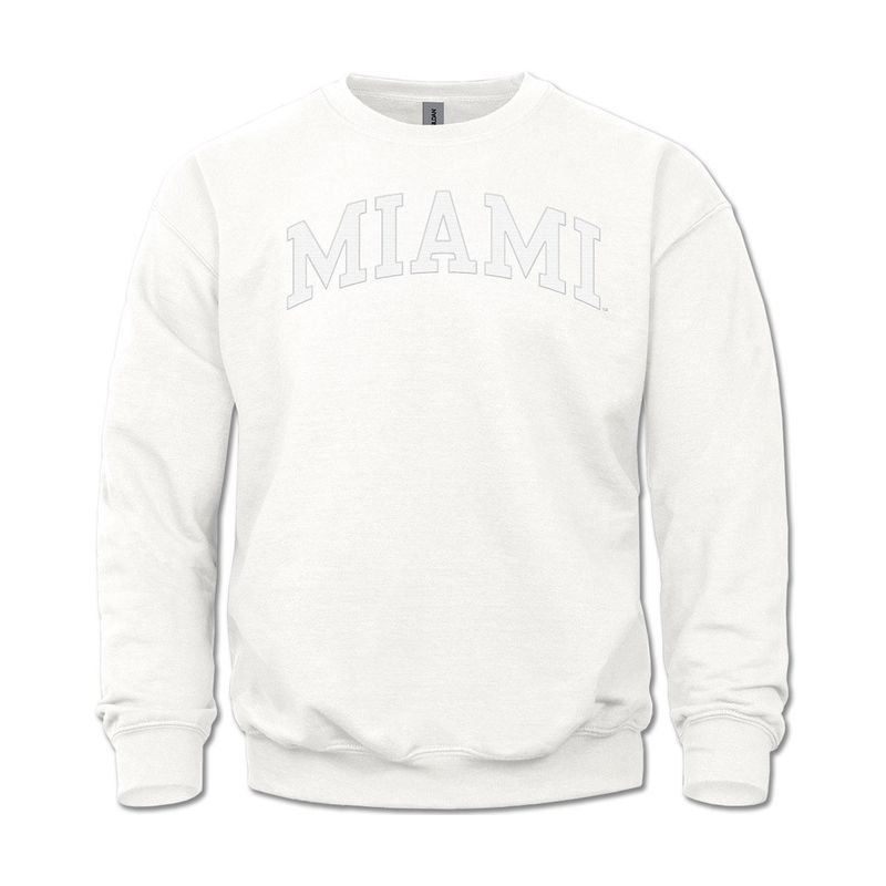 Miami Applique Tonal Crew