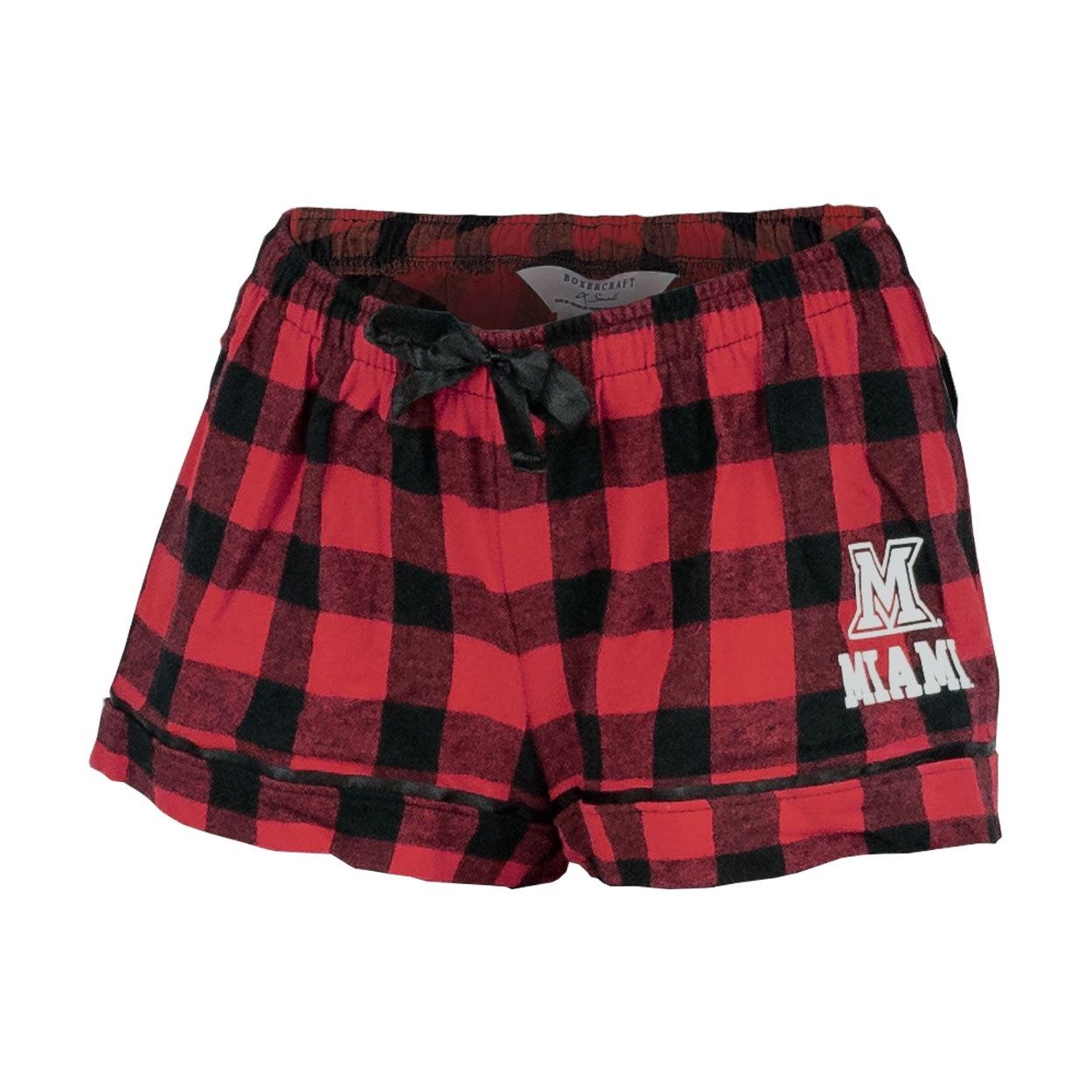 Women's Boxercraft Miami M Logo Flannel Boxer, Size: 2XL