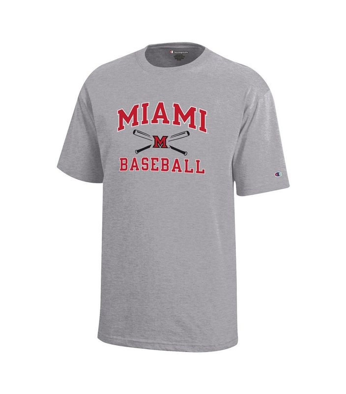 Champion Youth Miami University Baseball Tee