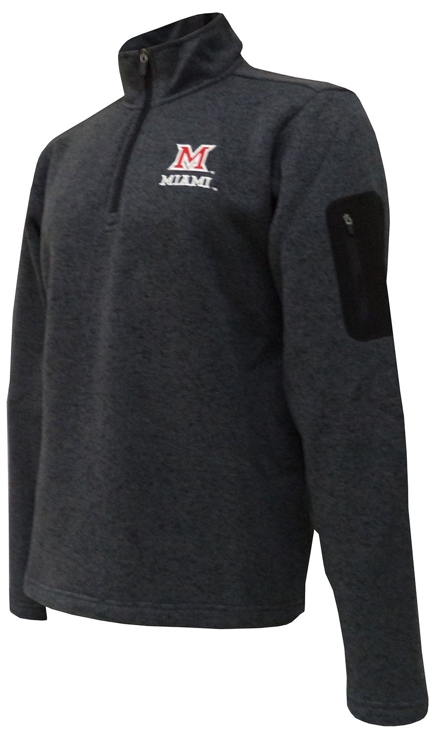 1/4 Zip Charcoal Heather